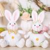 Cartoon Easter Bunny Decorative with Lanyard Rabbit Hanging Pendant Cute Soft Easter Stuffed Rabbit Holiday Season