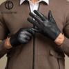 Men and Women Driving Gloves Leather Gloves Open Air Cycling Single Layer Thin Comfortable High Quality Winter Gloves Men ST252