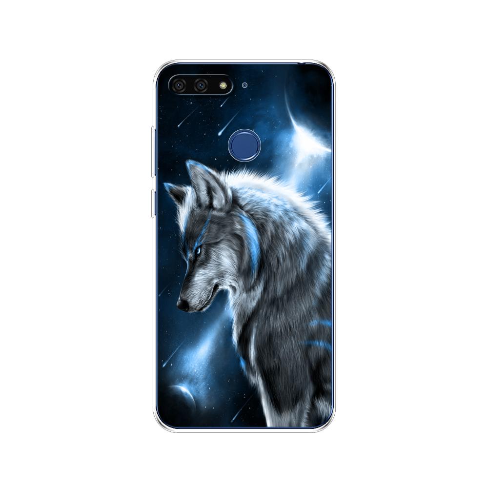 For Huawei Honor 7C 5.7 Inch Case Cover Soft Silicone TPU Cute Cover Back Protective Phone Case For Huawei Honor 7c Aum-L41 Bags