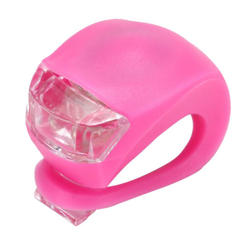 Bicycle Front Light Silicone LED Head Front Rear Wheel Bike Light Waterproof Cycling Bicycle Accessories Bike Lamp 7