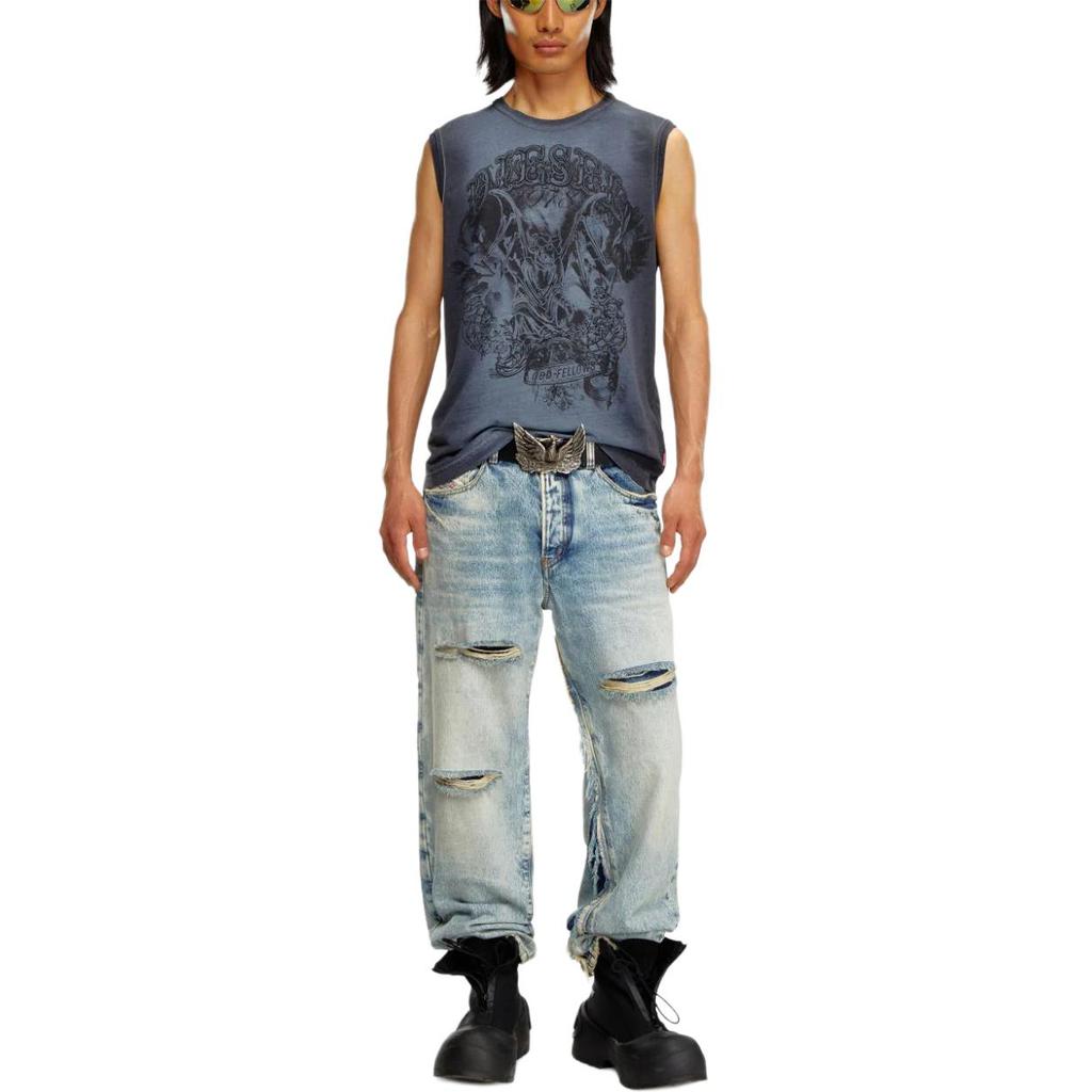 DIESEL T Bisco Q1 Logo print Tank Top A140030AJDC-9XX