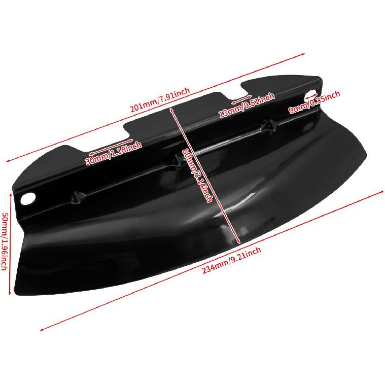 HDBUBALUS Motorcycle Lower Triple Tree Wind Deflector Fit for Harley Touring Electra Glide Road Glide Road King Street Glide 2014-2023