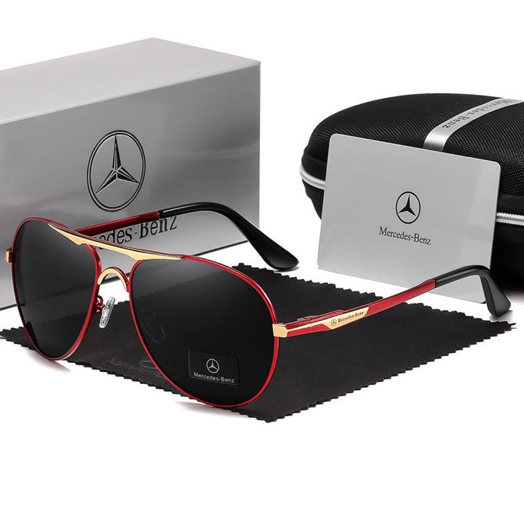 Car Polarized Sunglasses Safety Driving Anti Glar Goggles For Mercedes Benz AMG W204 W205 W212 W221 W117 W177 GLA GLE Sticker PJ0