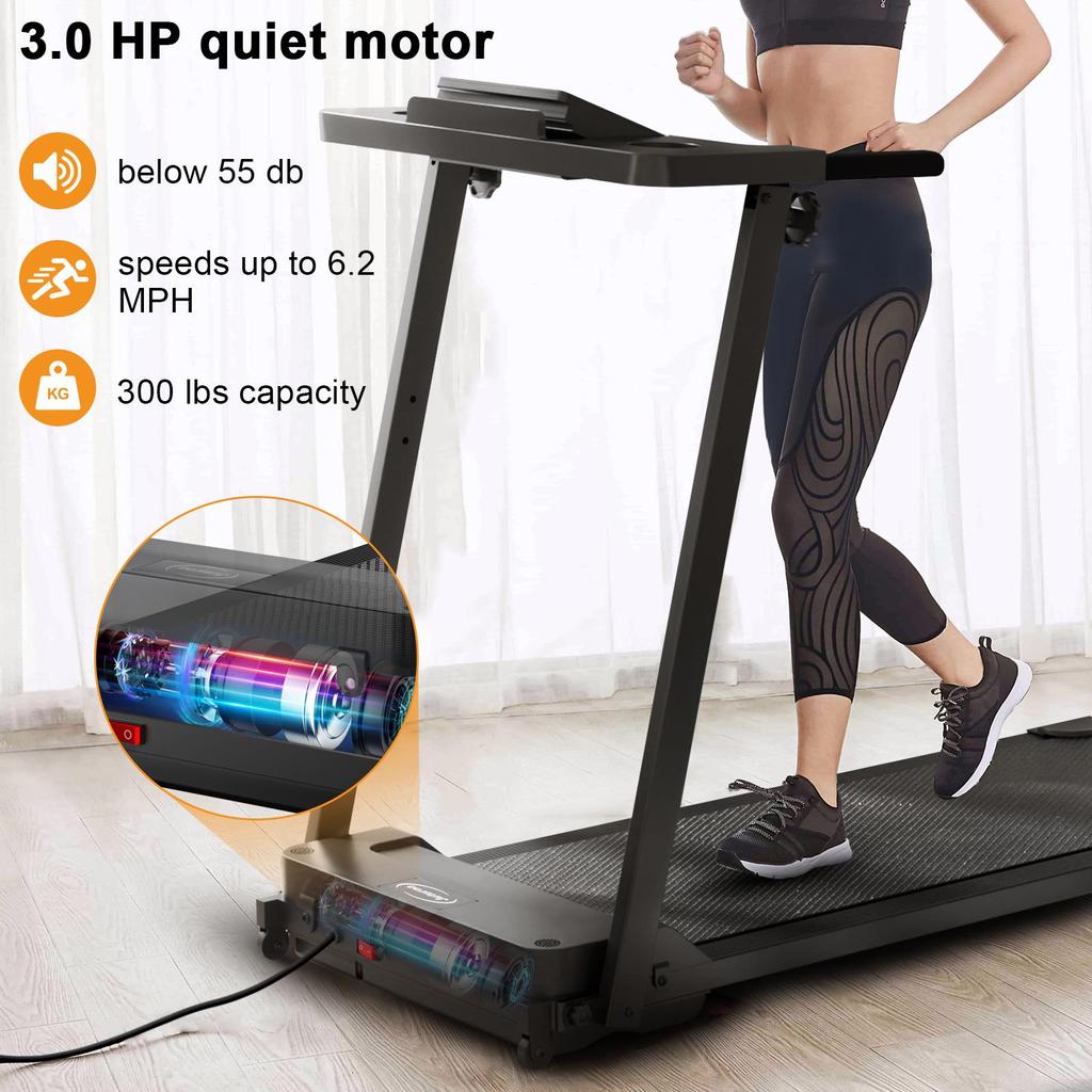 Yida Kang Foldable Indoor Walking Treadmill - Compact Home Fitness Equipment