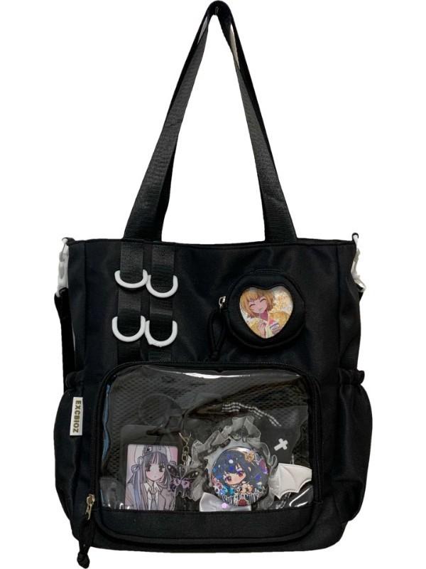 Youth Campus Fashion Crossbody Bag With Multiple Shoulder Straps For Casual Outings