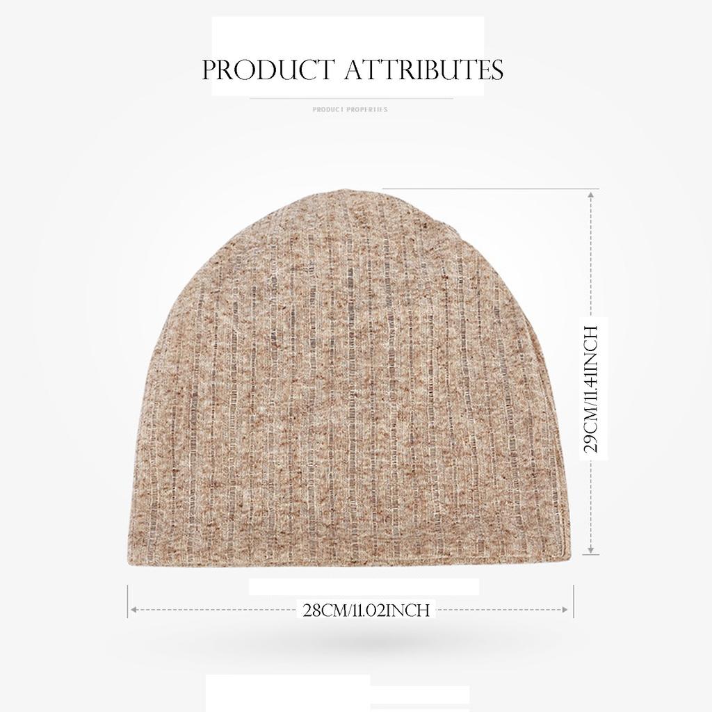 Lightweight Breathable Slouchy Beanie Hat and Neck Warmer Two-in-One Soft Stretchy Fabric for Spring Summer Outdoor Activities
