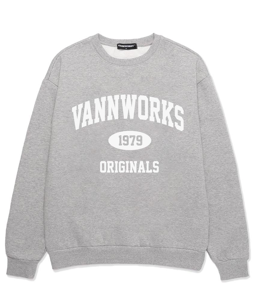 VANNWORKS Arch Original Sweatshirt (Vs0018) Melange Grey
