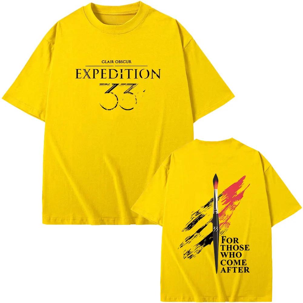 Hot Sale Game Clair Obscur Expedition 33 for Those Who Come After Merch Tshirt Men Women Casual Oversized Short Sleeve T Shirts