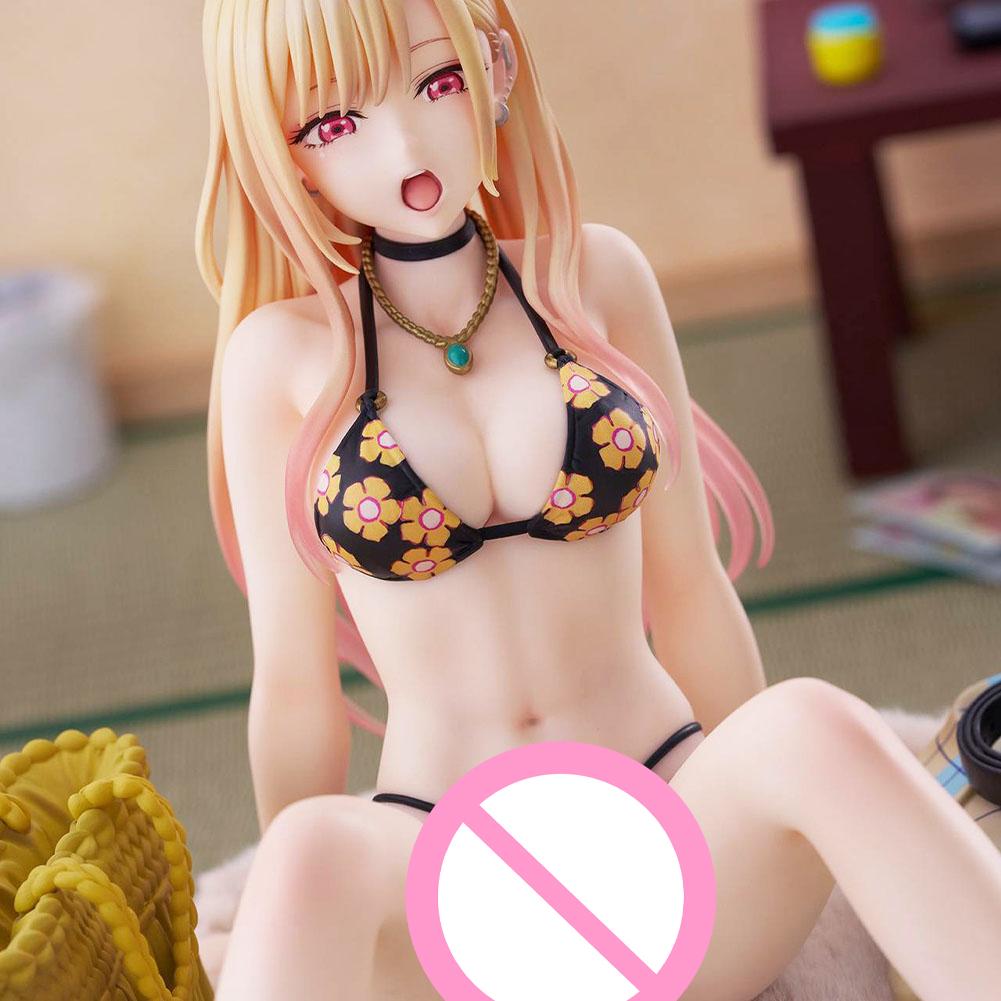 Anime Figure Swimsuit Youth Goddess Kitagawa Marin Action Figurine Bikini Model Adult Gifts KITAKAWA Uniform Statue Poseable Articulated Scale