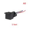 Universal 40A 12V-72V Automotive Relay 4/5Pin with Interlocking Socket for RV Truck Van Motorcycle Use