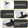 7000ml Motion Sensor Trash Can Touchless Automatic Garbage Can Battery Powered Smart Trash Can for Home Bathroom Kitchen Office