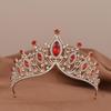 Baroque Retro Crystal Bridal Crown Rhinestone Headband Court Style Adult Hair Accessories