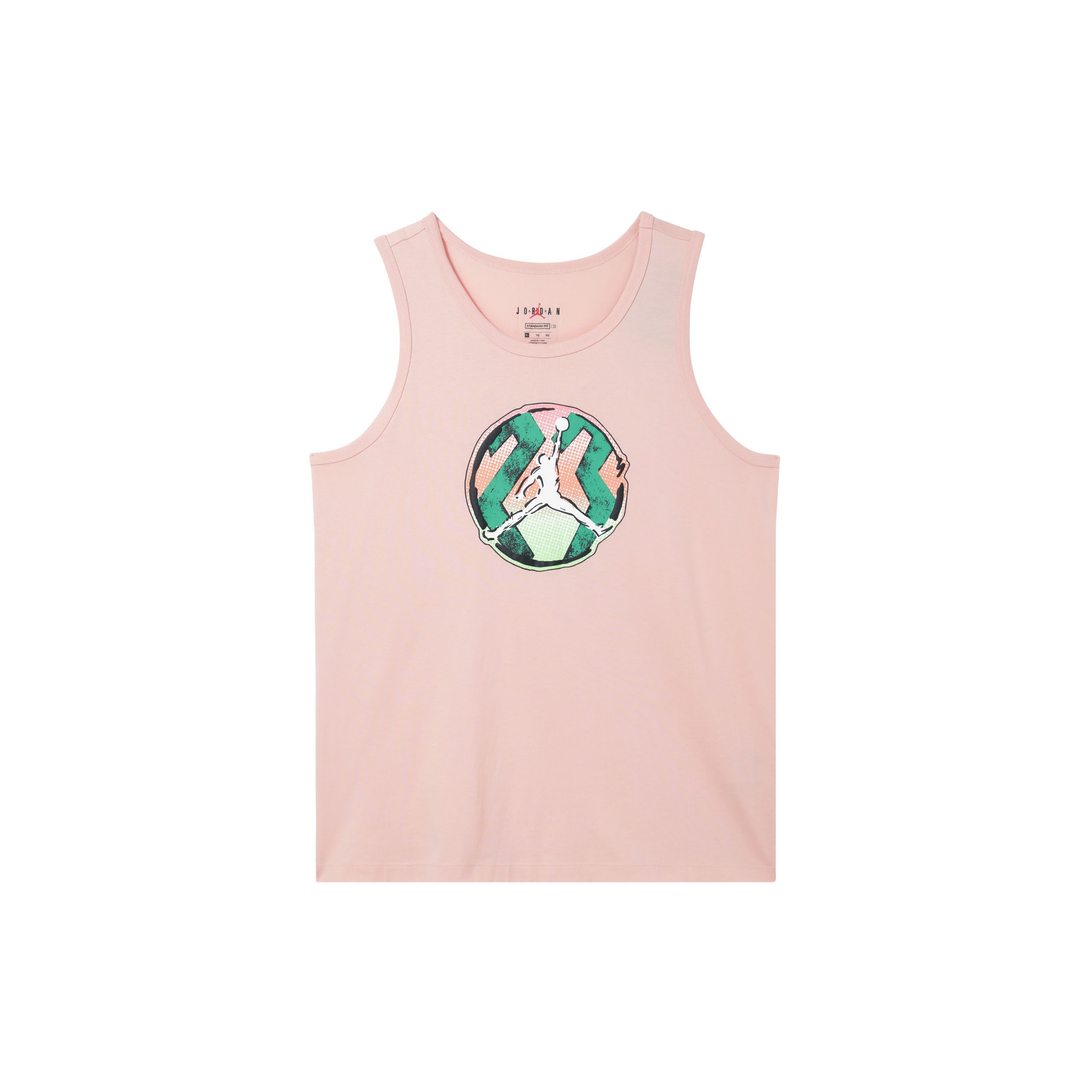 

Jordan Майка без рукавов с принтом и круглым вырезом, мужские топы розового цвета CZ8296-800 XXXL