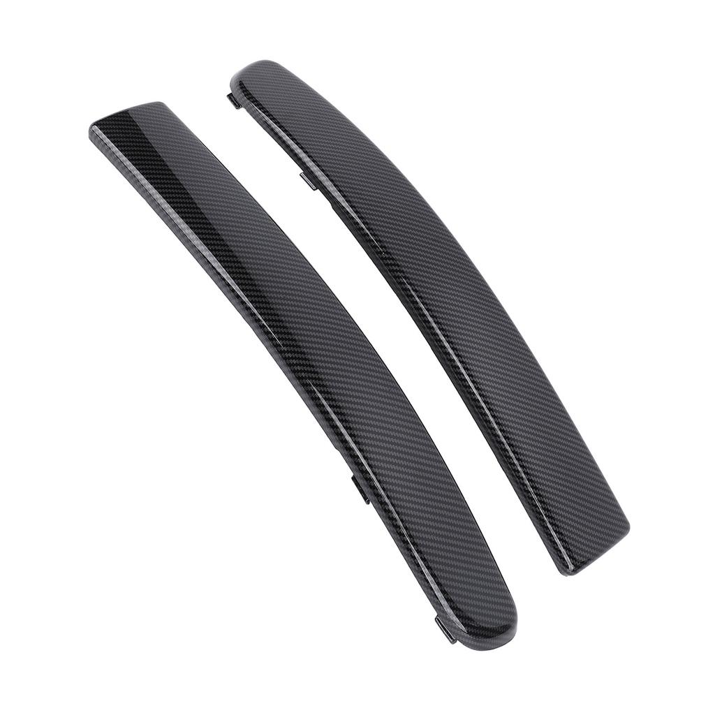 1 Pair Front Bumper Moulding Lower Trim 735455057 Carbon Fiber Pattern Fashionable Front Bumper Lowe