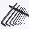 1.5/2/2.5/3/4/5/6/8/10mm Metric Ball End Hex Key Wrench Set L-Shape Long Arm Wrenches Hexagon Screwdriver Spanner with Holder