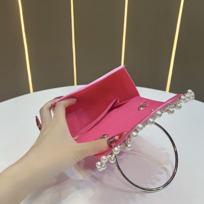 Circular Clutch, Dinner Handbag, Handbag, Women's Small Bag, Rhinestone Bag