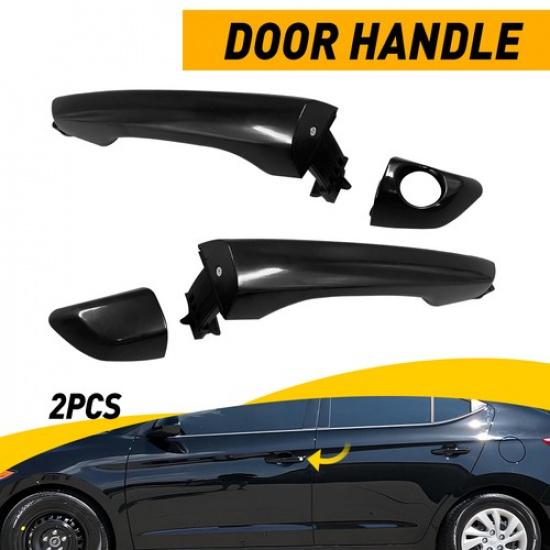 Front Rear Side LH RH Outside Door Handle For 2017- Hyundai Elantra Sedan