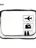 Versatile Travel Makeup Bag: Ideal for Airports, Beaches, and Outdoor Adventures