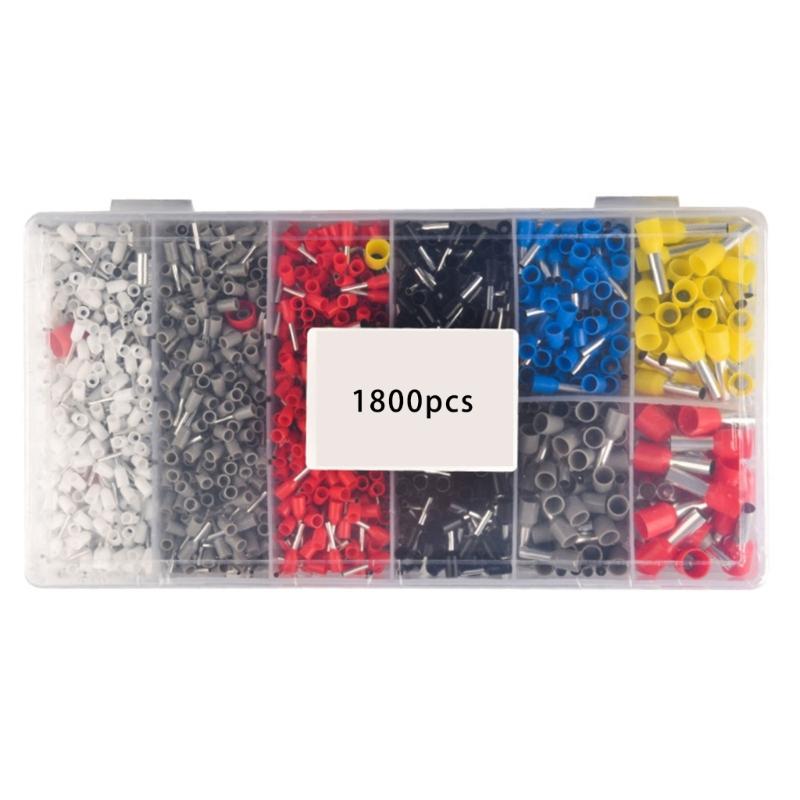 

Double Wire Ferrule Kits Insulated Ferrule Crimps Pin Twin Ferrule Connectors Wire Ends Terminals Pin Easy to Use