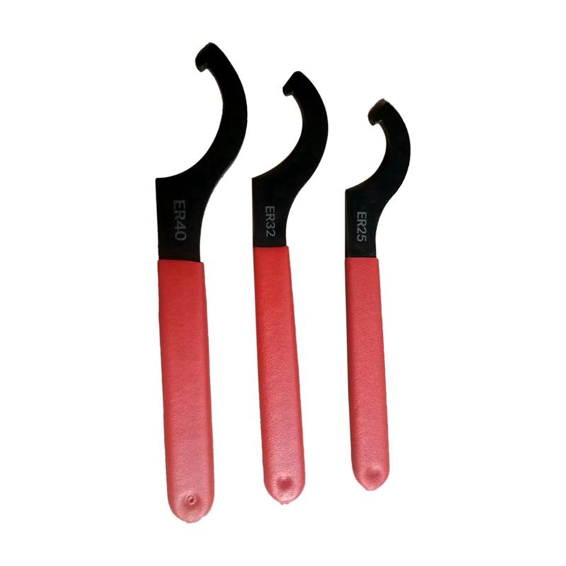 A96I-3 Piece ER Multi-Specification Electrophoresis Blackening Wrench ER25/32/40 Wrench Black & Red