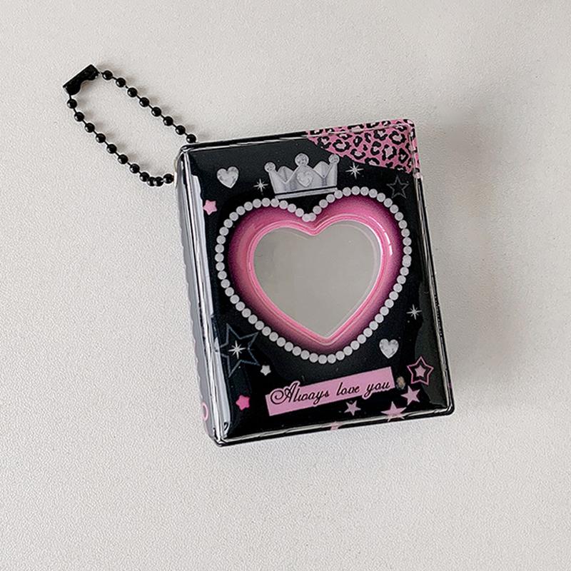 

1 шт. Мини 2-дюймовый альбом для фотографий, держатель для фотокарточек, K-pop фотоальбом, биндер для айдолов, держатель для фотокарточек, книга для коллекционирования карточек