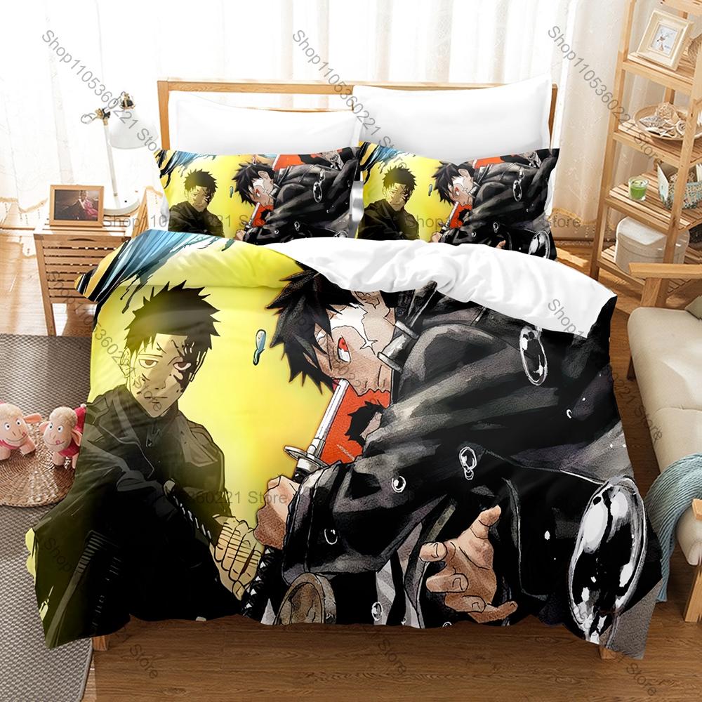 Kagurabachi Manga 3D Bedding Set Duvet Cover + 2 Pillowcases Polyester Bed Linen Multiple Sizes For Fans Bedroom Home Decor Gift