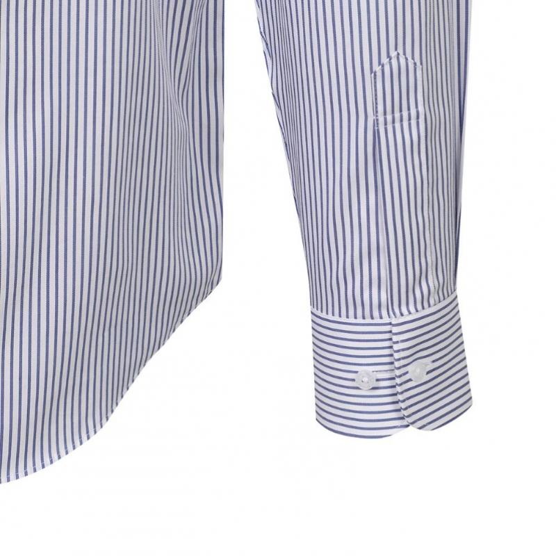 Daks Cotton Blend Stripe Regular Fit Dress Shirt Dms1shdl120b1