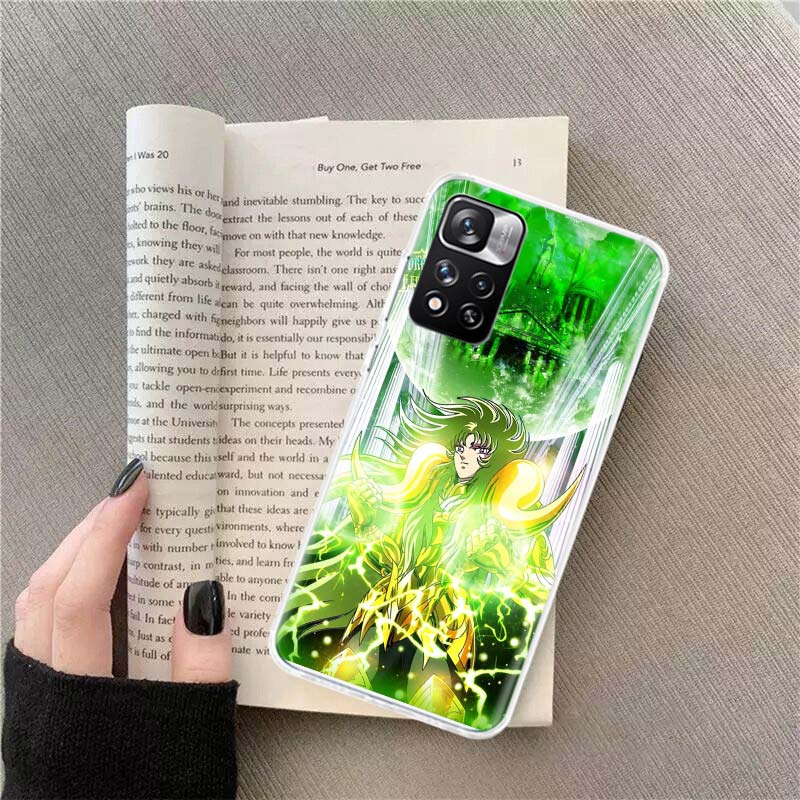 Saint Seiya Knights Of The Zodiac Handyhülle Für Xiaomi Redmi Note 11 12 14 13 Pro Plus 5G 14S 4G 12S 10 10S 11T Pro 11S 11E Coq