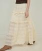 Aueonoseuteljia Lace Shirring Cancan Skirt_Cream(O25-Sk06)