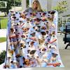 Parsons Russell Terry Dog Cute Dog Pattern Blanket, Pet Blanket, Dog Blanket, Home Decoration, Pet Blanket On the Bed