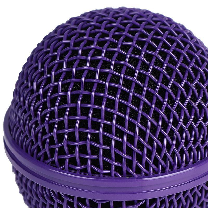 1ks Pro Shure Sm58 Bezdrátový Mikrofon Náhradní Kovová Mřížka Mikrofonu Výměna Profesionální Párty Mikrofon Hlava Díl