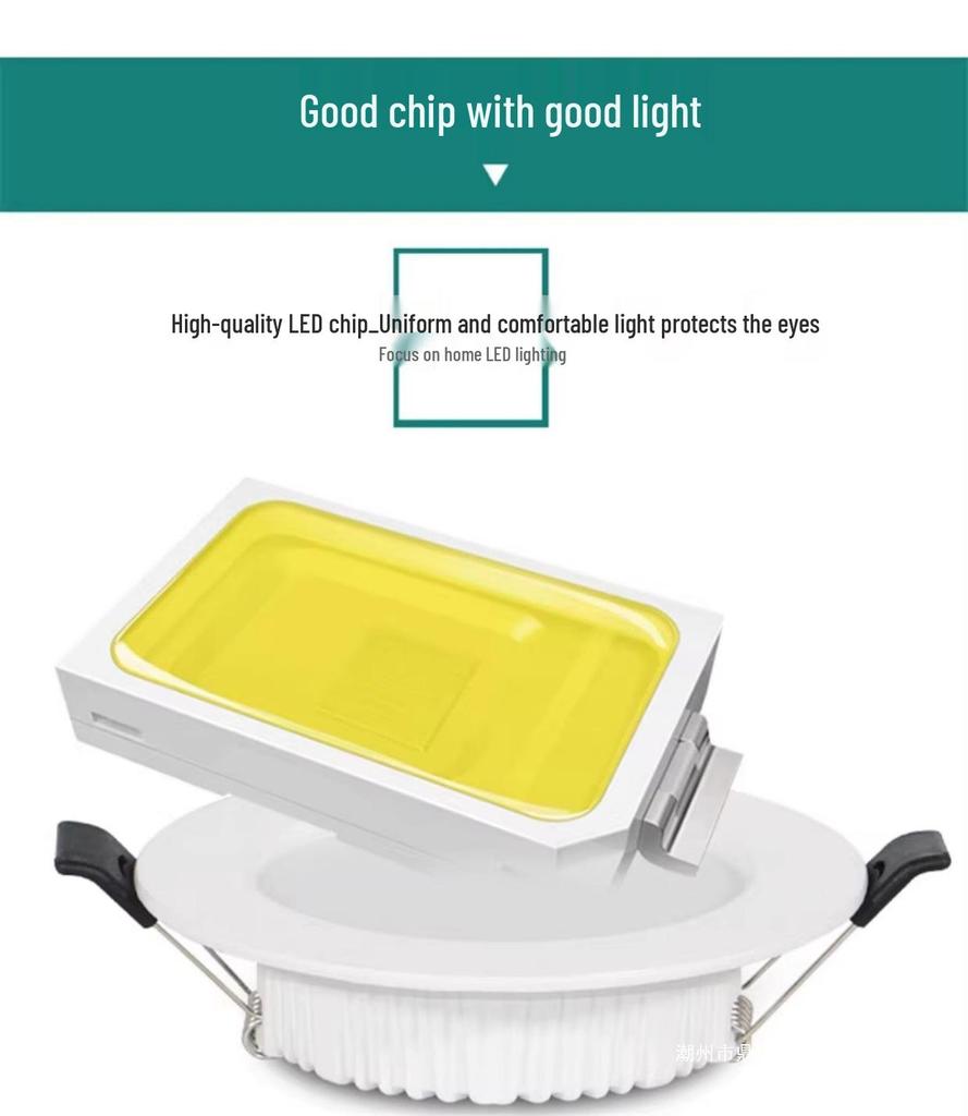 Ultra-Thin LED Recessed Downlight: 3, 4, 5, 6 Inch, 9W, 12W, 18W, Round Ceiling Light