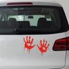 Waterproof Zombie Bloody Vehicle Car Hands Print Window Rear Sticker Decal Decor