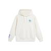 Li-Ning Disney Collaboration Series Monsters University Letter Cartoon Print Fleece Warm Loose Pullover Hoodie Unisex Hoodies Off-White AWDT815-2