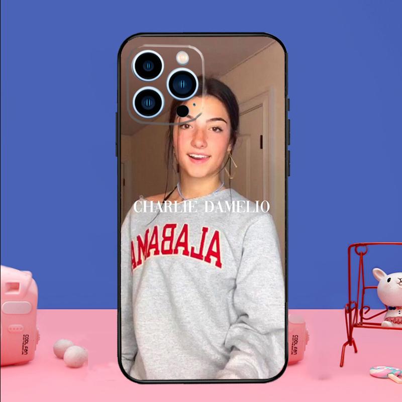 Charli D Amelio Phone Case For iPhone 17 16 15 13 11 12 14 Pro Max mini 15 16 Plus 16e 17 Air Bumper Cover iPhone 16 Plus