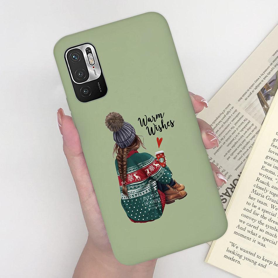 For Xiaomi Redmi Note 10 10T 11 SE 5G Case Pilot Cartoon Pattern Soft Silicone Back Cover For Xiaomi Poco M3 Pro 5G New Bumper