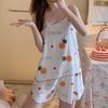 Schicke Damen-Loungewear mit Cartoon-Print, lockere Passform zum Schlafen