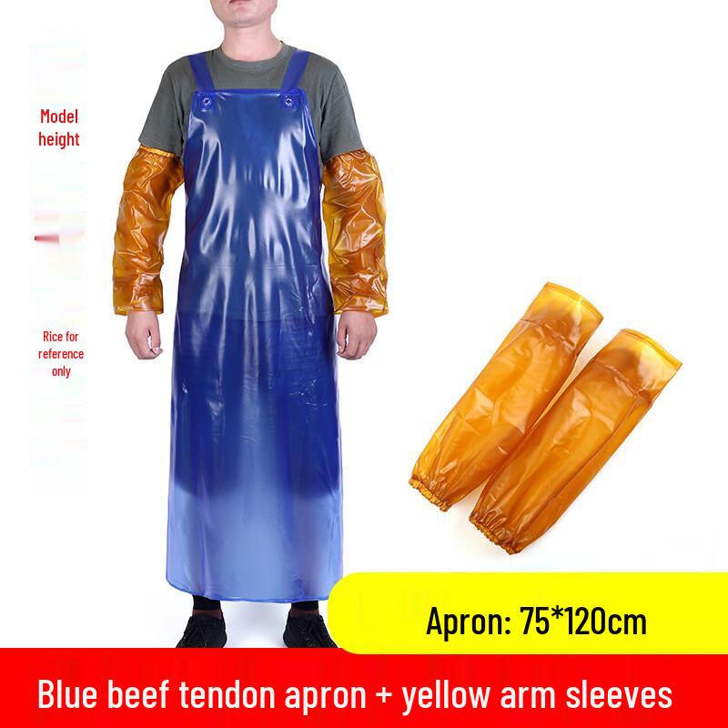 CENSUN Industrial Waterproof Apron with Sleeves
