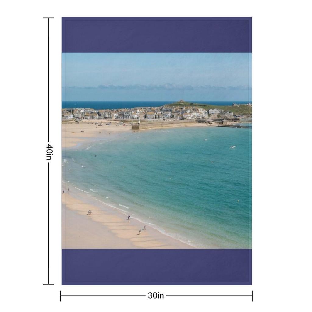 St Ives Panorama Throw Blanket Multi-Purpose Funny Gift Blankets For Bed Summer Beddings Blankets