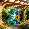 Suncatcher Stained Glass Puzzle Acrylic Pendant Light Refraction Window Hanging Jigsaw for Home Decor