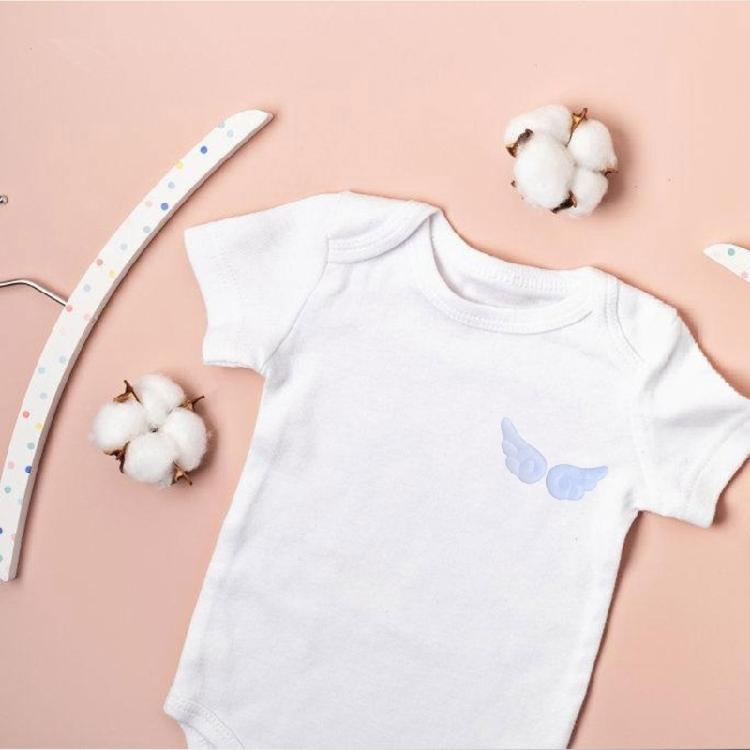 Multipurpose Farbic Angel Wing Pin With Safety Closures for Stylish Outfits Bags Hat Costumes Decoration