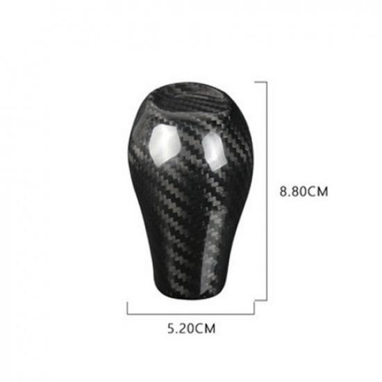 For Chevrolet Camaro 2016- Real Carbon Fiber Gear Shift Knob Cover Trim