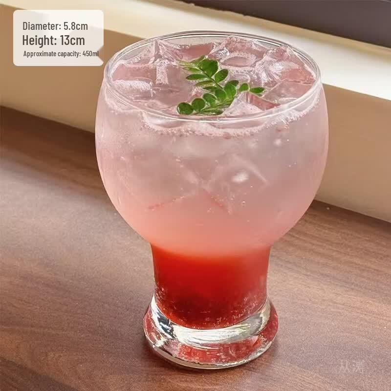 Trendy Ins Style Glass Beverage Cup
