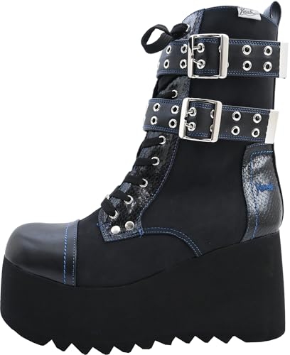 Men's platform lace-up short boots