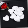 NUOLUX 10 Pieces Foam Balls for Weddings, Mini Egg Foam Balls, Rose Heart Foam Balls, Foam Eggs, White Heart Foam Balls, for Weddings