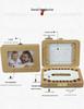 Tooth House Baby Keepsake Box: Custom Wooden Milk Teeth & Hair Photo Frame for Boys & Girls