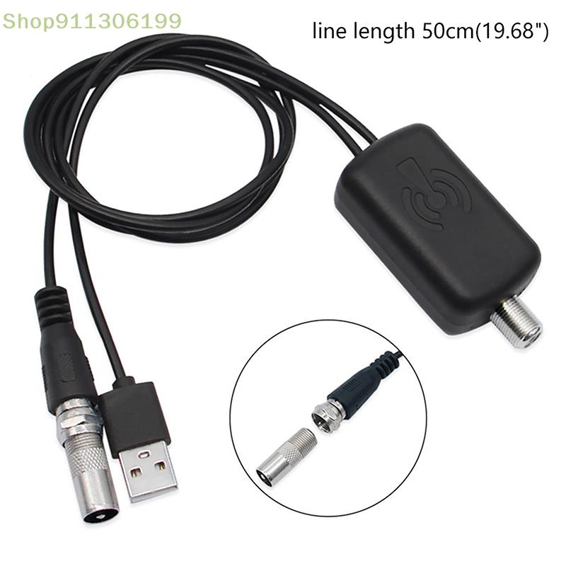 1 Pcs Highquality HDTV Antenna Amplifier 4K Low Noise High Gain TV Signal Amplifier UHD Televisions Accessories