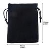 Dice Bag, 10pcs 93mm*125mm Jewellery Bags Burlap Pouch with Drawstring for Jewellery Tarot Dice Gift Packaging Bags
