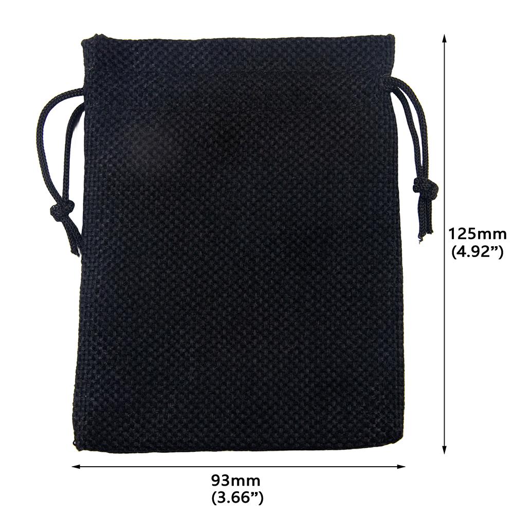 Dice Bag, 10pcs 93mm*125mm Jewellery Bags Burlap Pouch with Drawstring for Jewellery Tarot Dice Gift Packaging Bags