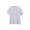 Nike Loose Fit Round Neck Drop Shoulder Letter Print T-Shirt Men Tops Light-Blue FB2750-085